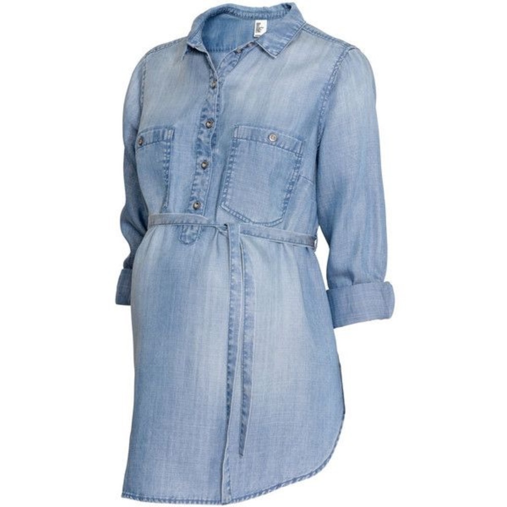 H&M MAMA Maternity denim shirt!